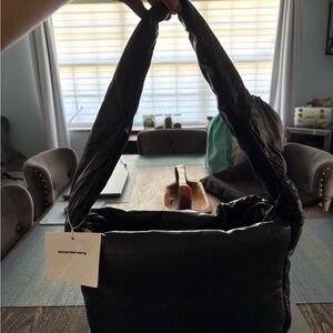Alexander Wang Black Puffer Bag